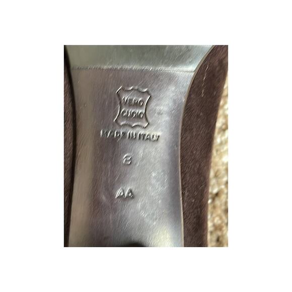 ST.JOHN BROWN‎ SUEDE BLOCK HEELS  SIZE 8 - Picture 3 of 8